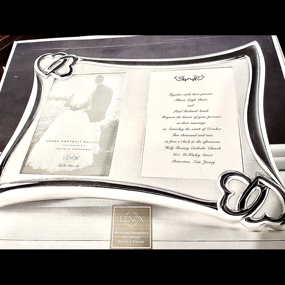 Wedding double frame